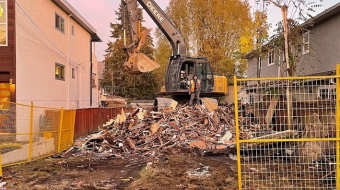 Demolition jobsite
